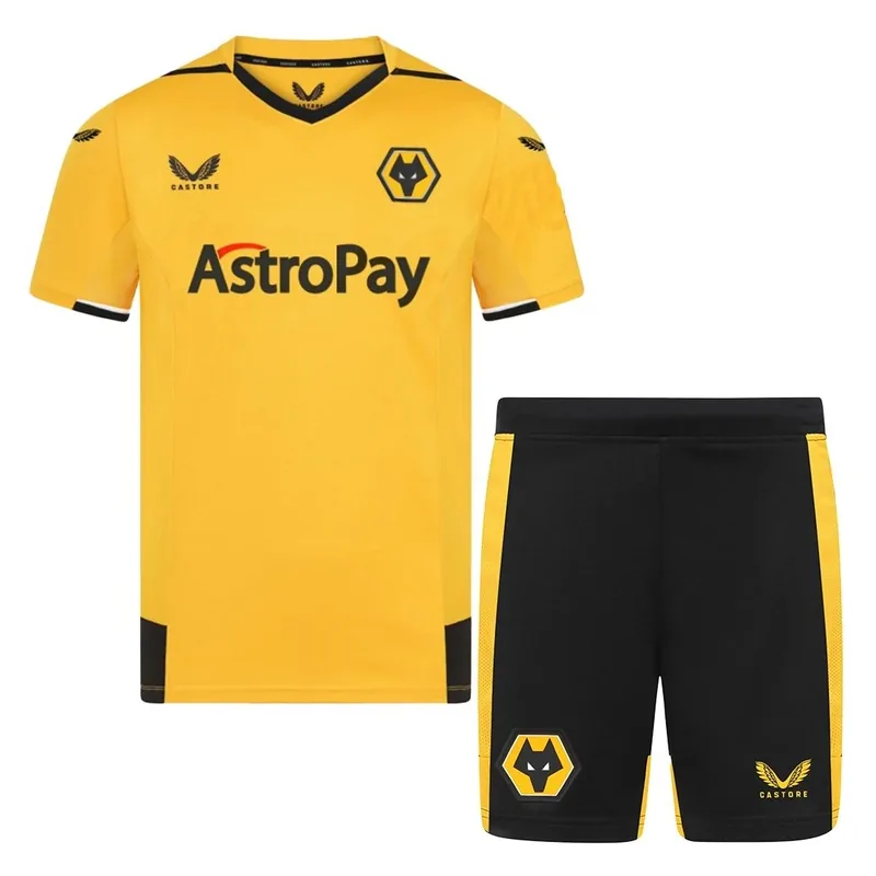 Wolverhampton Wanderers 22/23 Home Jersey - Kids