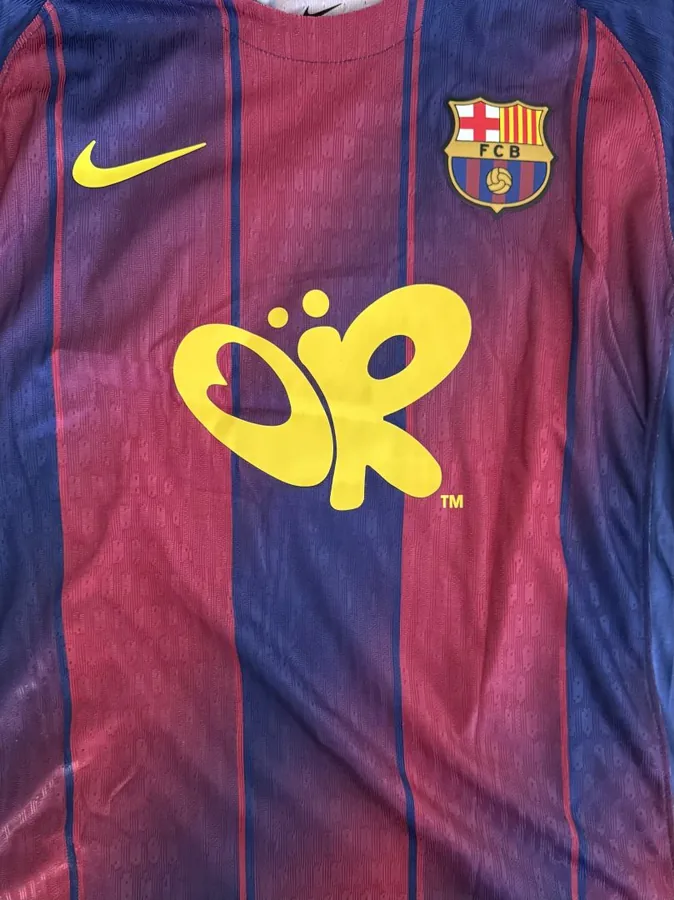 Buyer photo — Barcelona x Olivia Rodrigo Player Version Jersey 2025/26