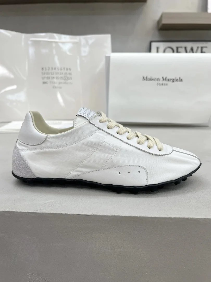 Maison Margiela Leather High-Top Sneakers