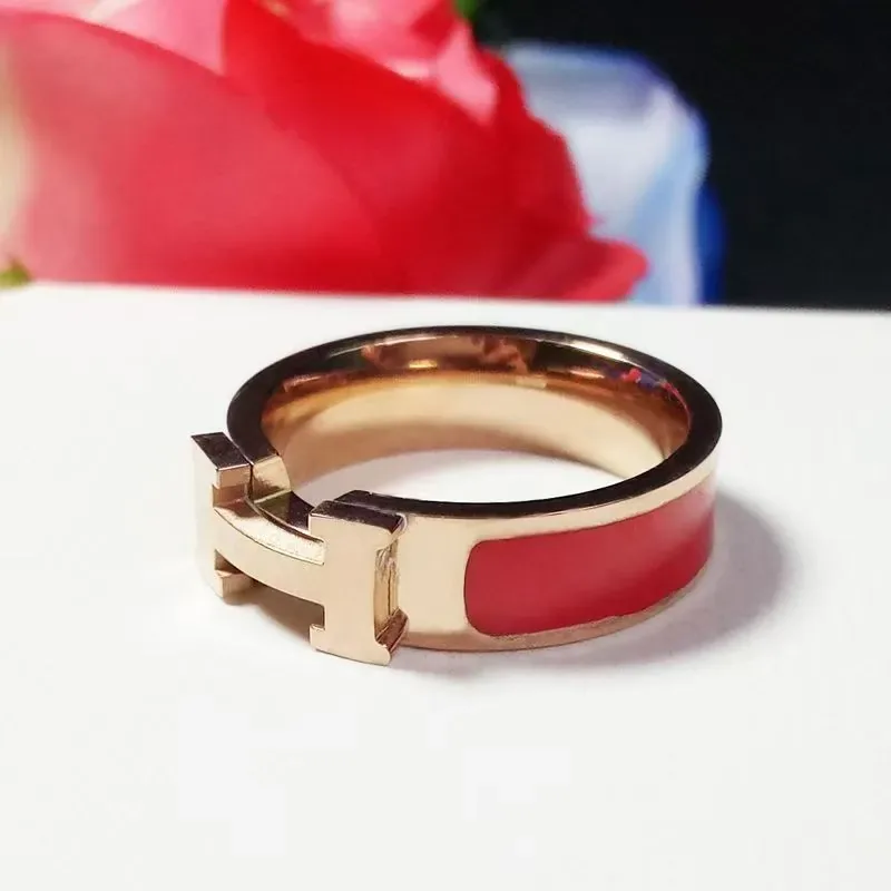 Enamel Couple Rings — photo 11