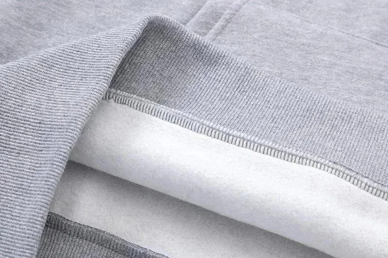 Letter Embroidered Hoodie Set — Photo 8