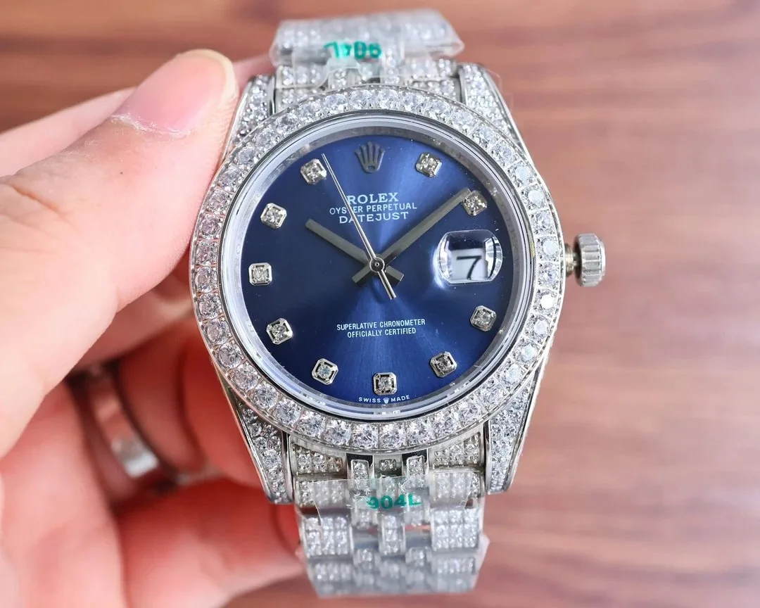 Full Diamond Custom Watch — QC