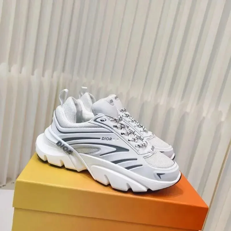 Dior Vibe Silver Running Shoes — QC
