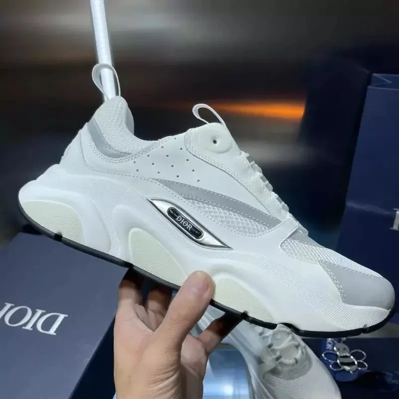 Dior B22 Grey Low-Top Sneakers — Photo 2