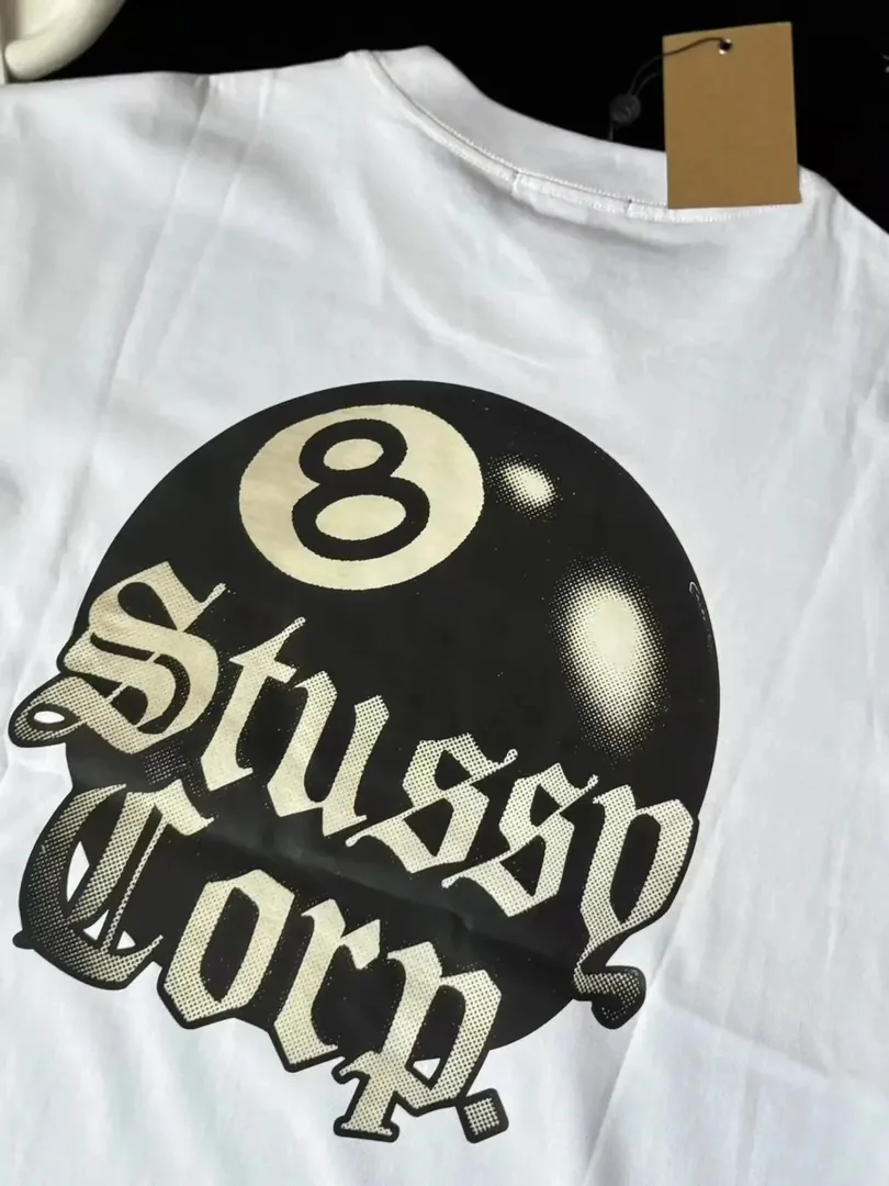 Black Eight Ball Letter Print T-Shirt — photo 12