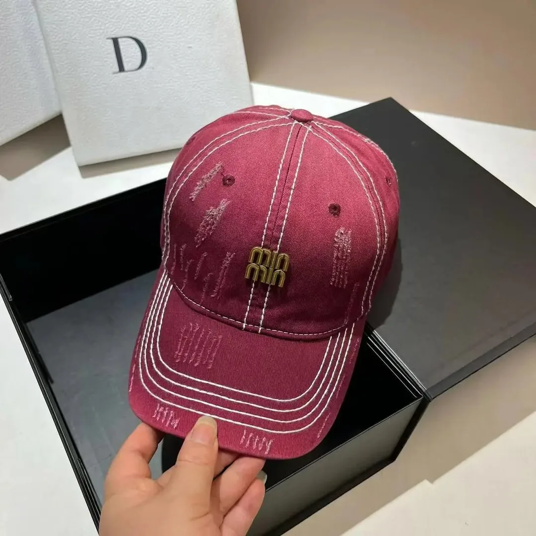 Distressed Denim Cap — QC