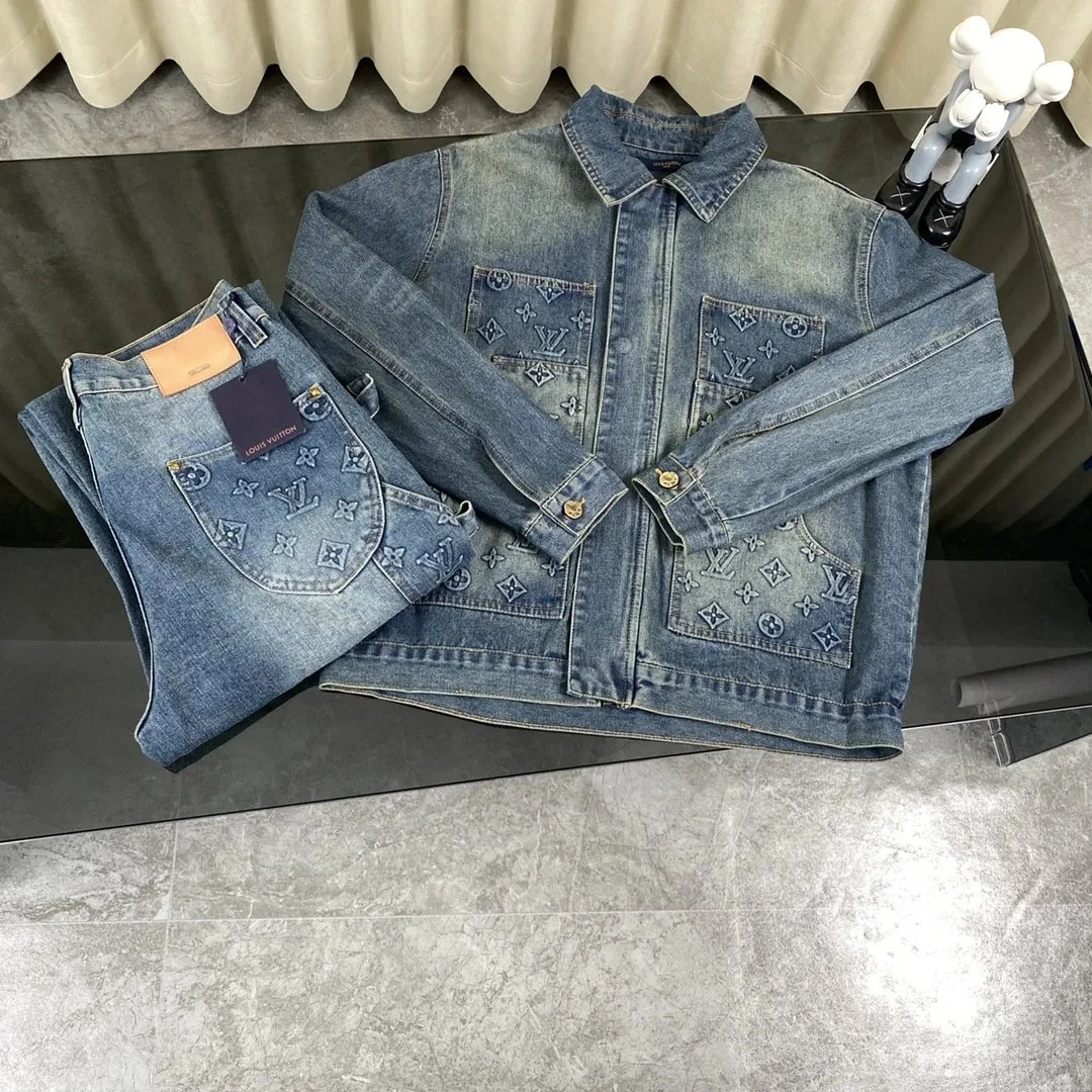 Louis Vuitton Monogram Denim Trucker Jacket