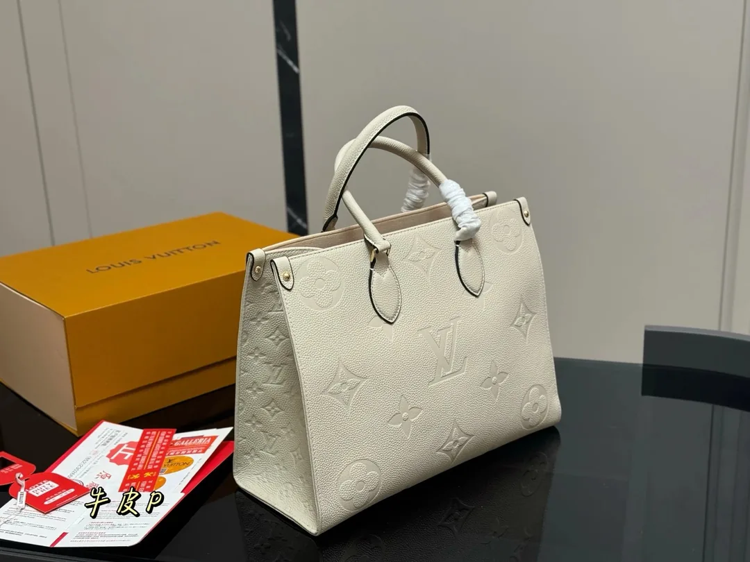 Louis Vuitton OnTheGo Leather Tote