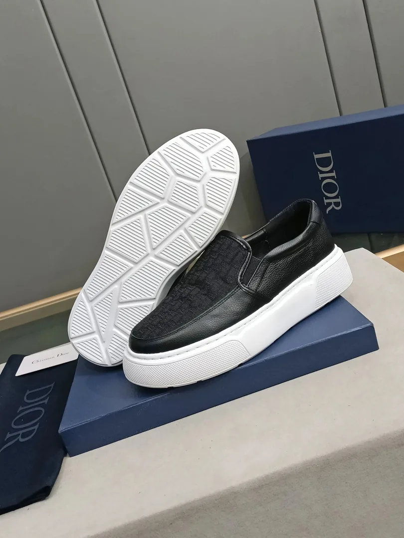 Dior Navy White Sneakers — QC