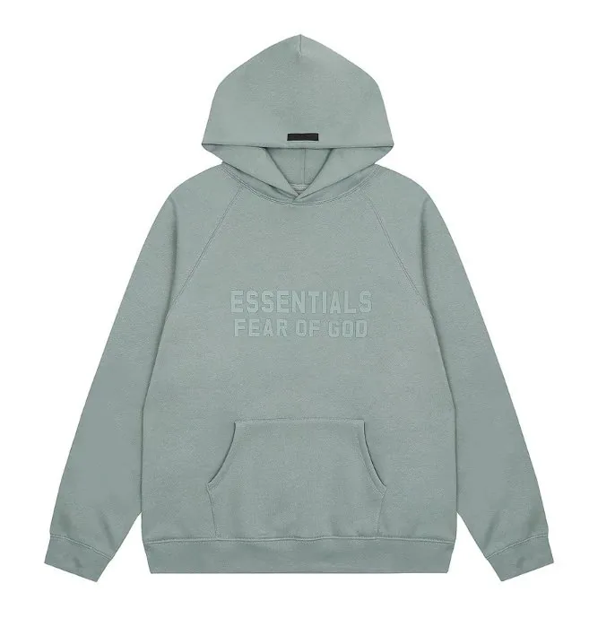 Essentials Silicone Letter Fleece Hoodie Set — Photo 8
