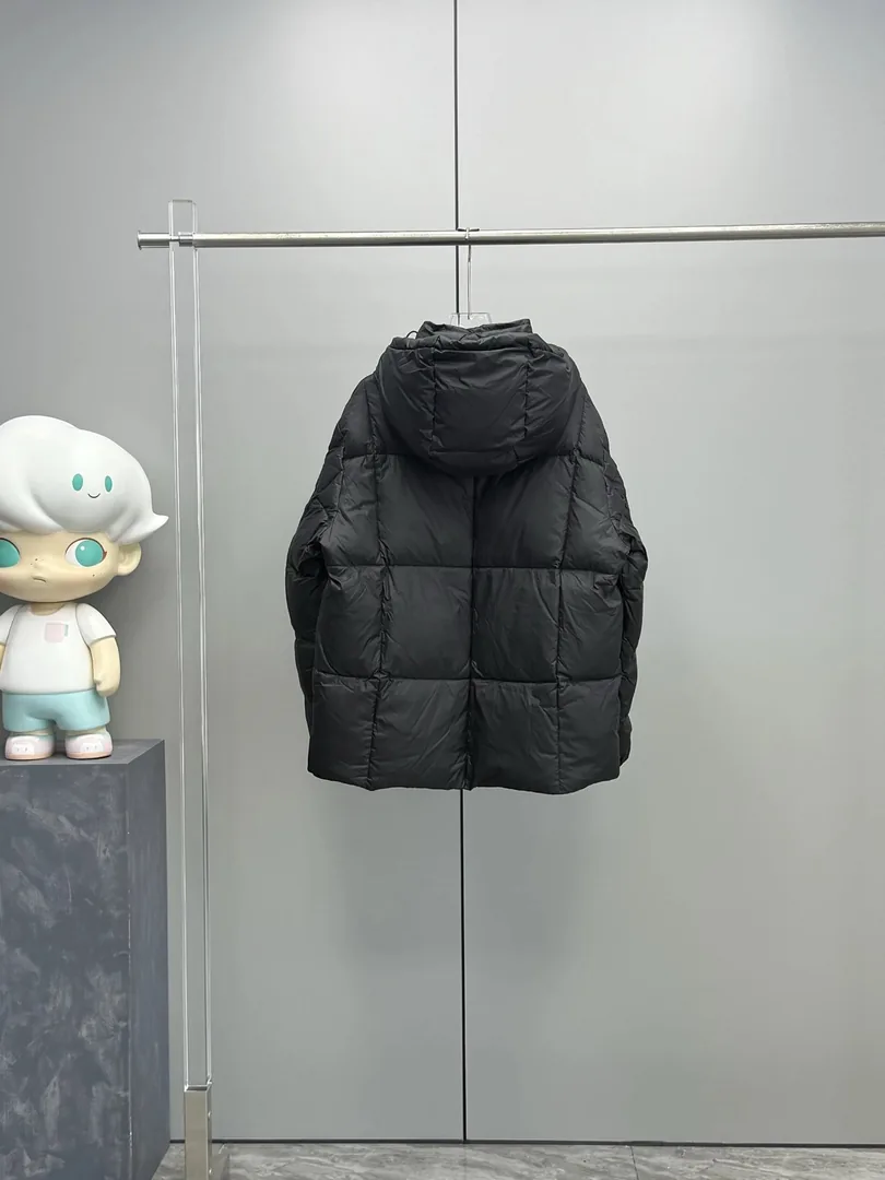 Double Breasted Hooded Puffer Down Jacket — photo 9