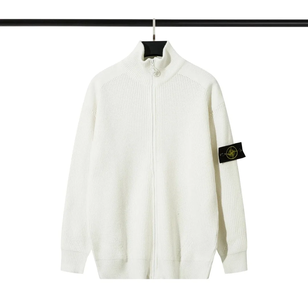 Zip Stand-Collar Knit Sweater — Photo 7