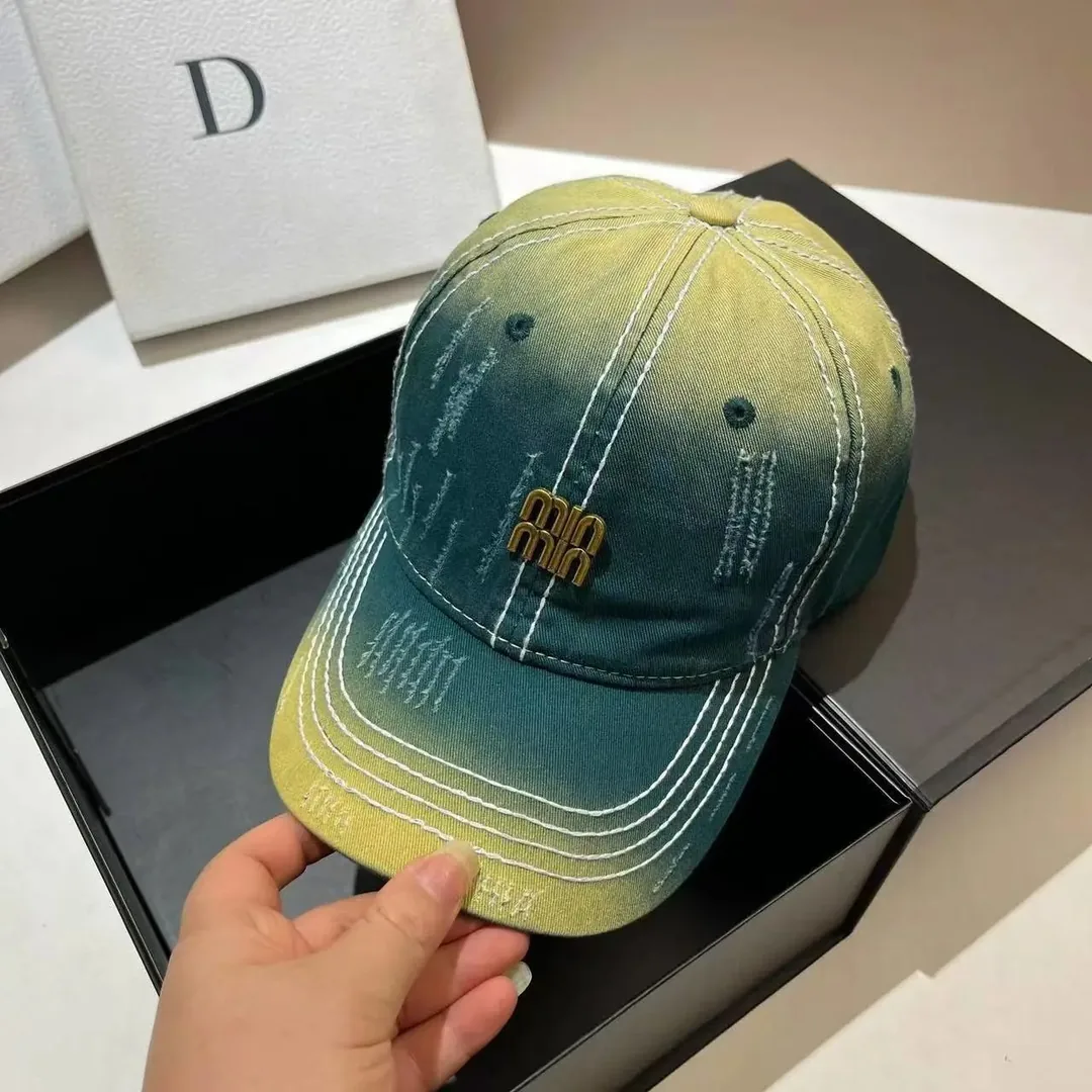 Distressed Denim Cap — QC