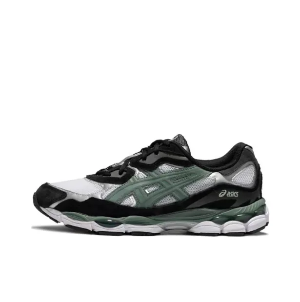 Asics Gel-NYC Grey Lace-Up Trainers — Photo 11
