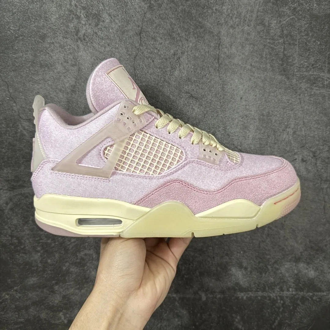 Air Jordan 4 Denim Iced Carmine