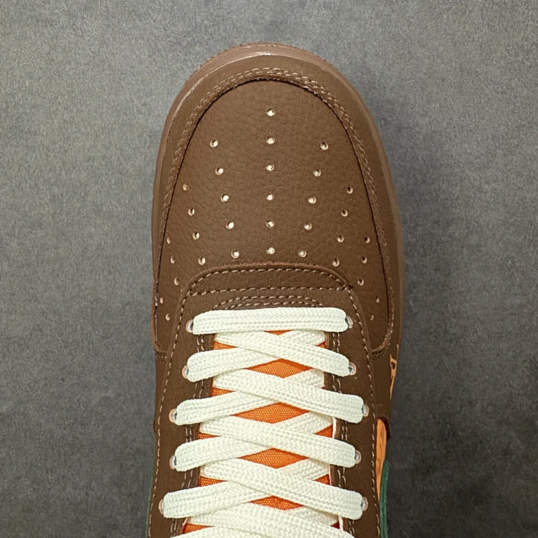 Nike Air Force 1 Green Brown — photo 8
