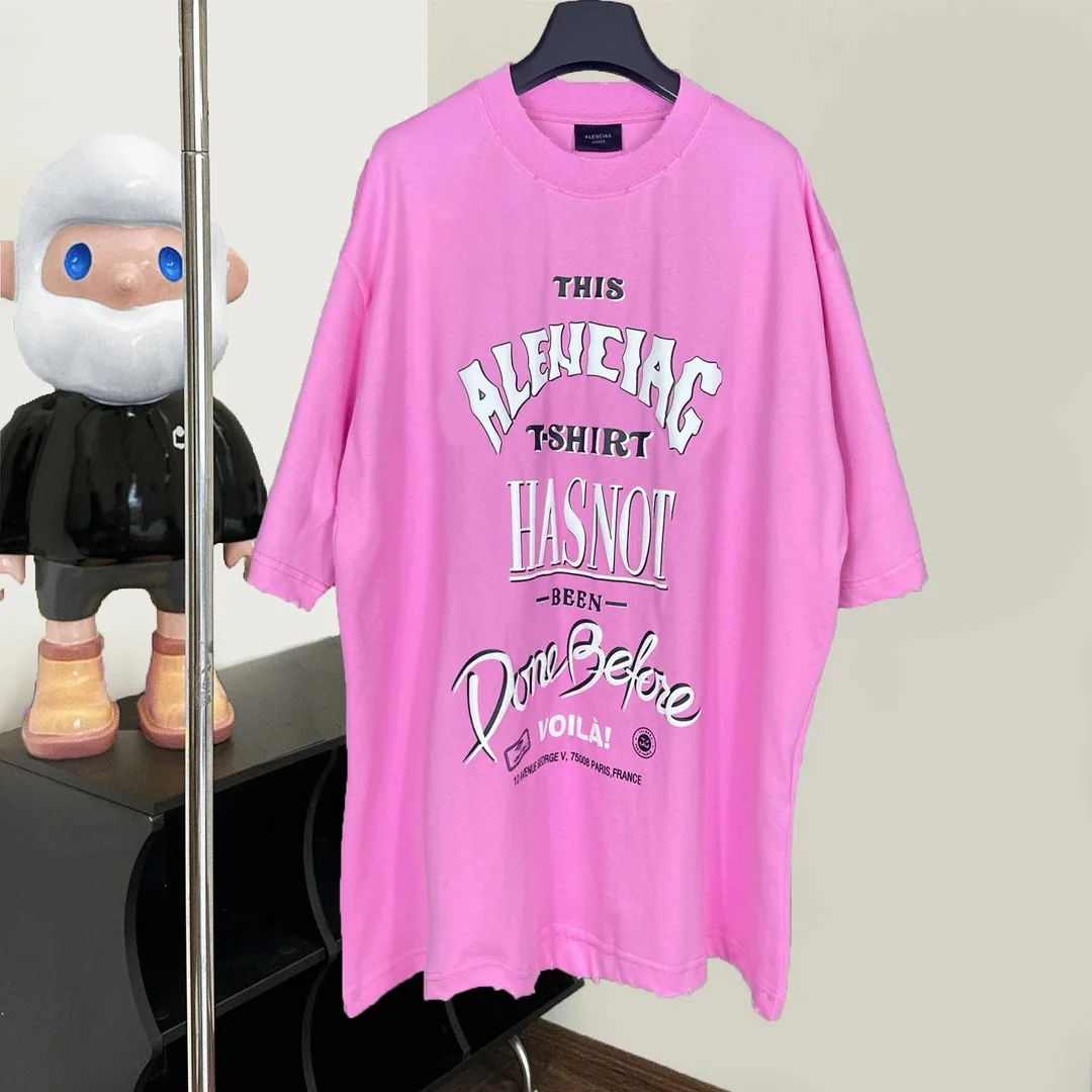 Balenciaga Foam Print Letter T-Shirt — Photo 2