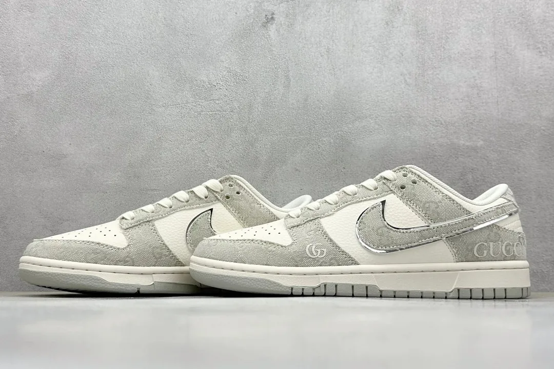 Nike Dunk Low Gucci Collab Top Sneakers — photo 5