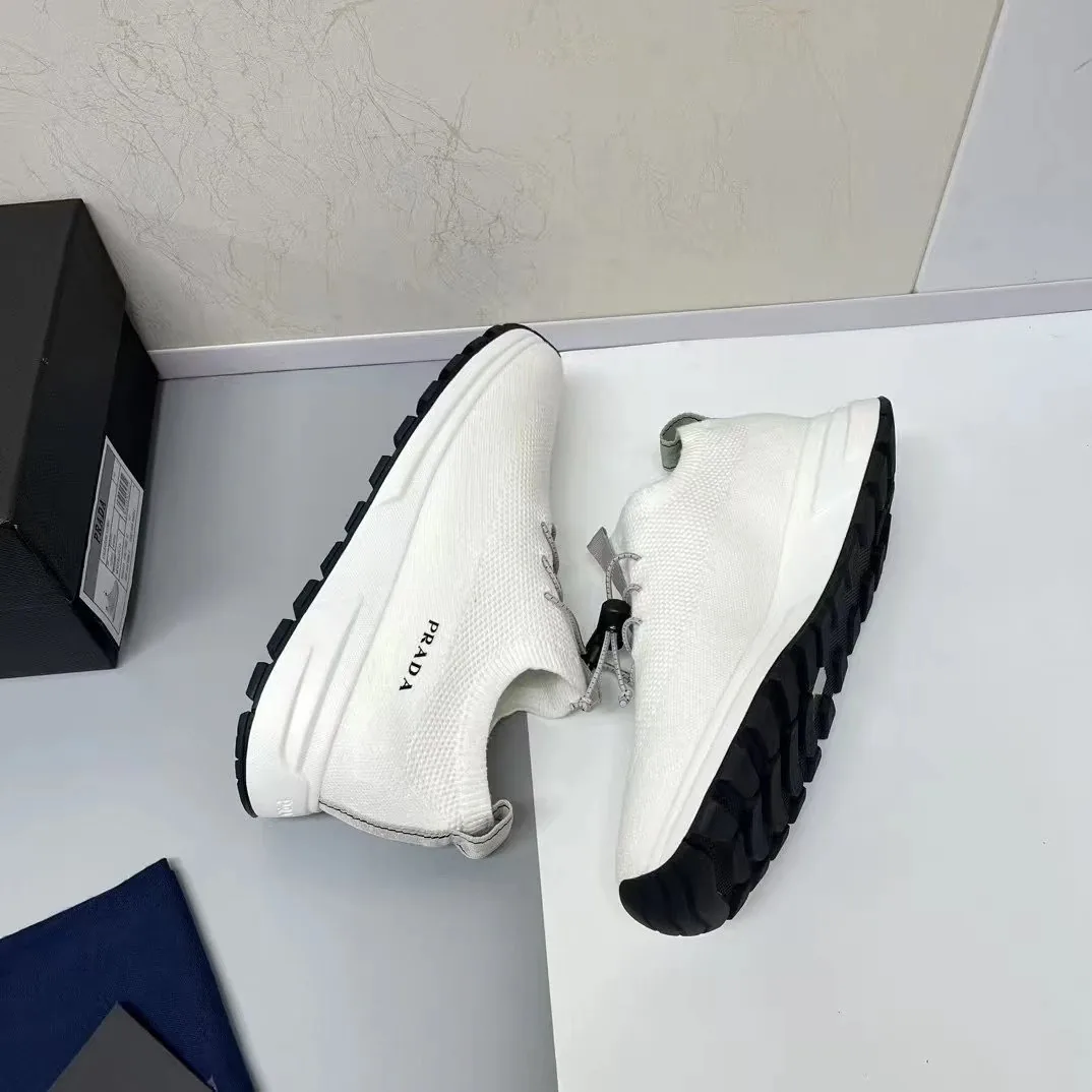 Prada White High-Top Sneakers — QC