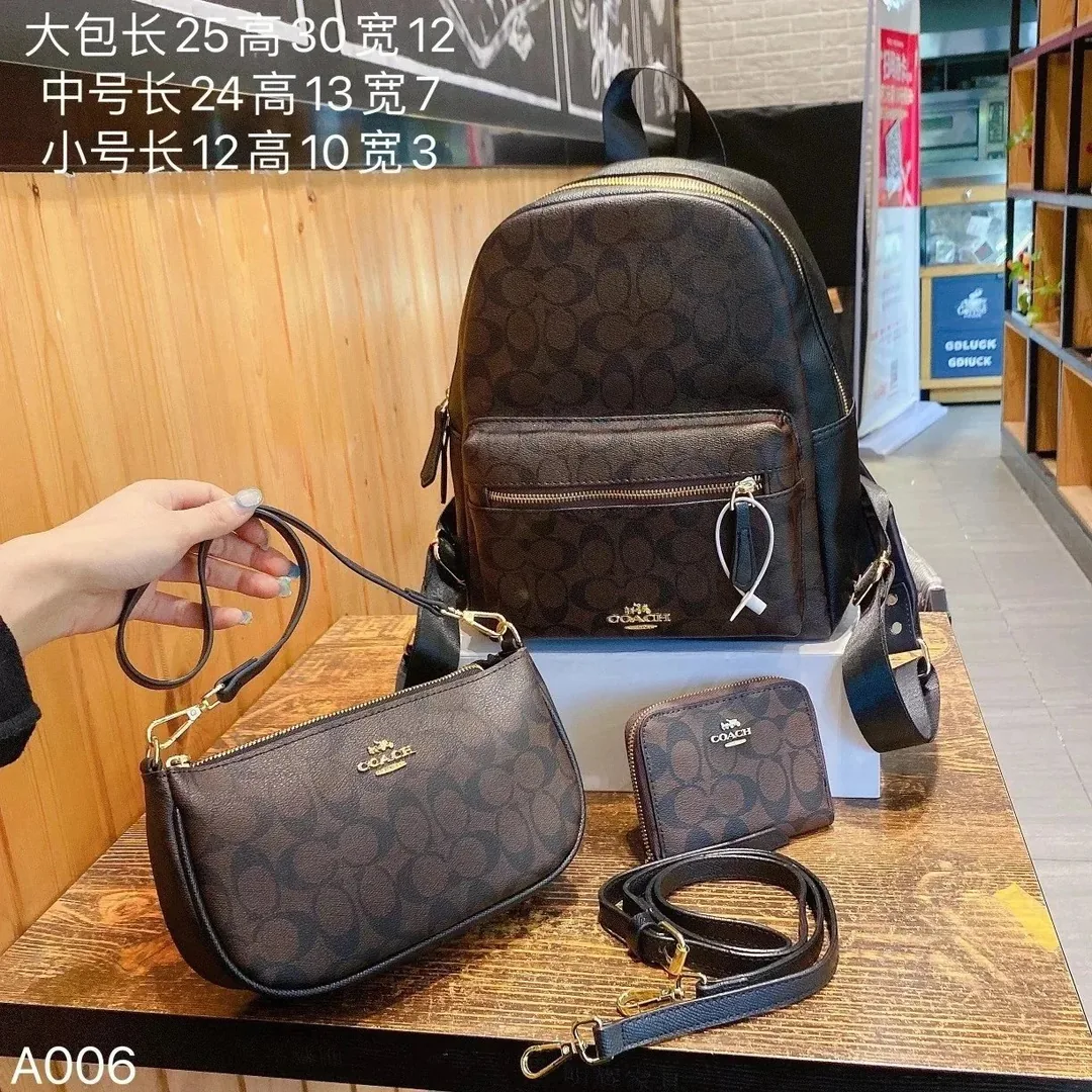 Fendi FF Zucca Boston Bag Wallet Set — QC