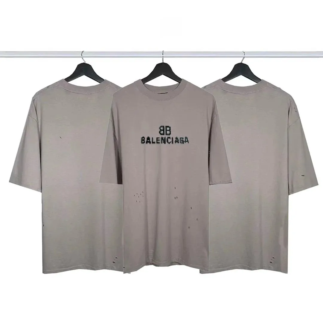 Balenciaga Split Logo Print T-Shirt Collection — QC