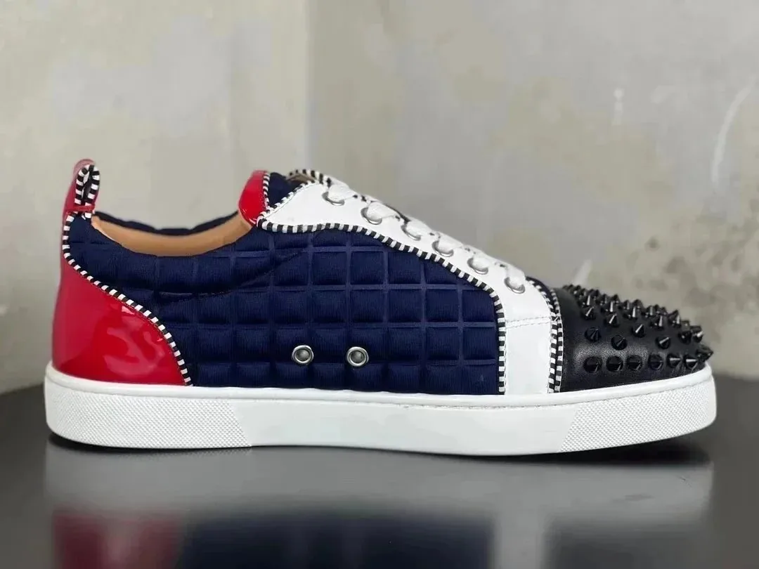 Christian Louboutin White Zip-Up Sneakers — QC