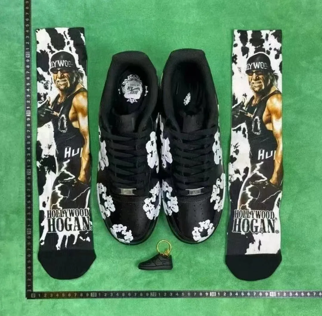 Nike Air Force 1 White Skate Shoes — Photo 11