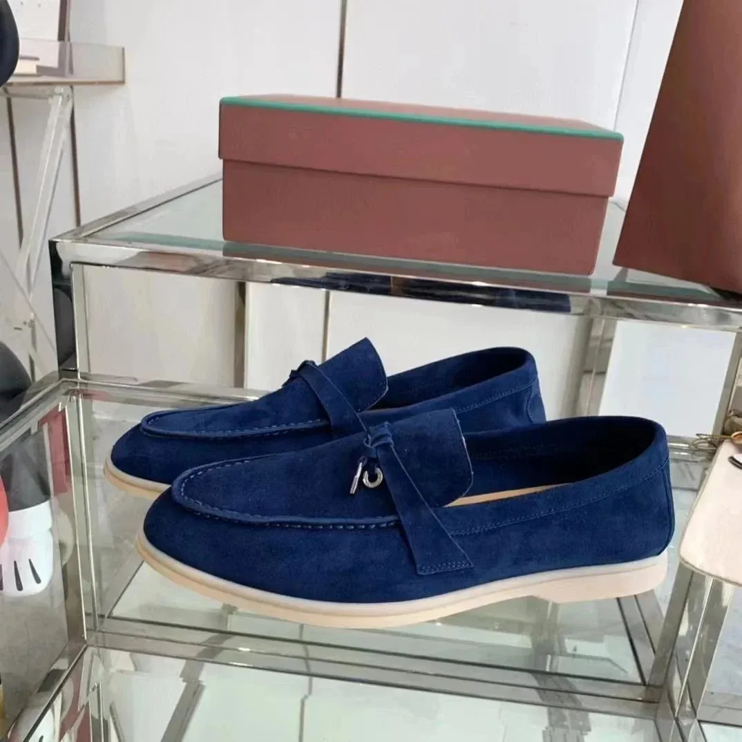 Loro Piana Summer Walk Dior B34 Beige Loafers — QC