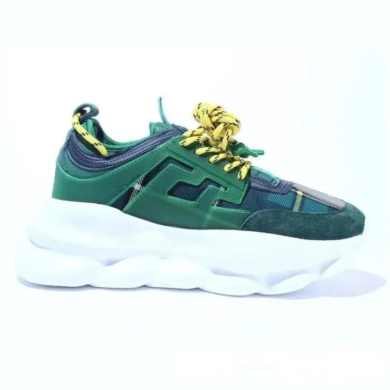 Versace Chain Reaction Blue Low-Top Trainers — Photo 15