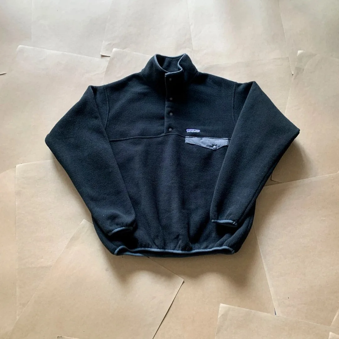 Patagonia Fleece Snap Pullover Jacket — QC