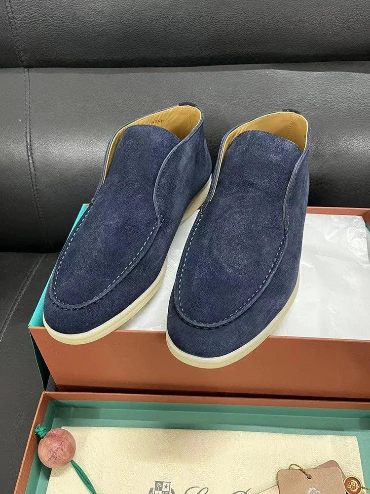 Loro Piana Open Walk Leather Sneakers — QC