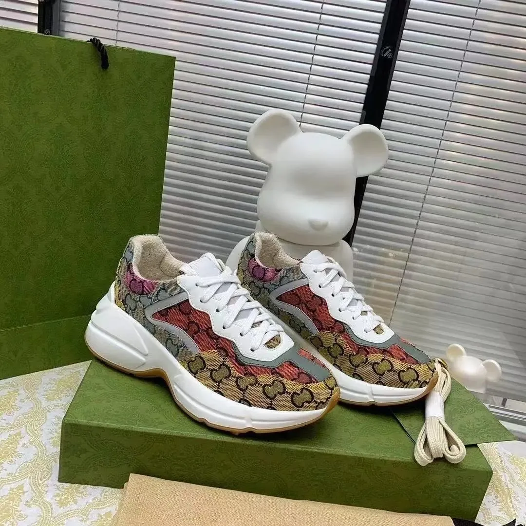 Gucci Run Beige Platform Dad Shoes — Photo 14