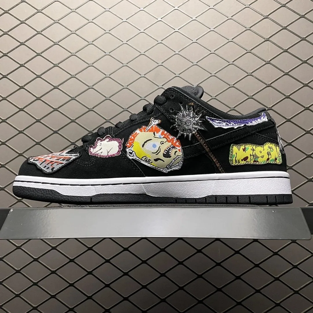 Nike Dunk Low SB Black Neckface — Photo 4