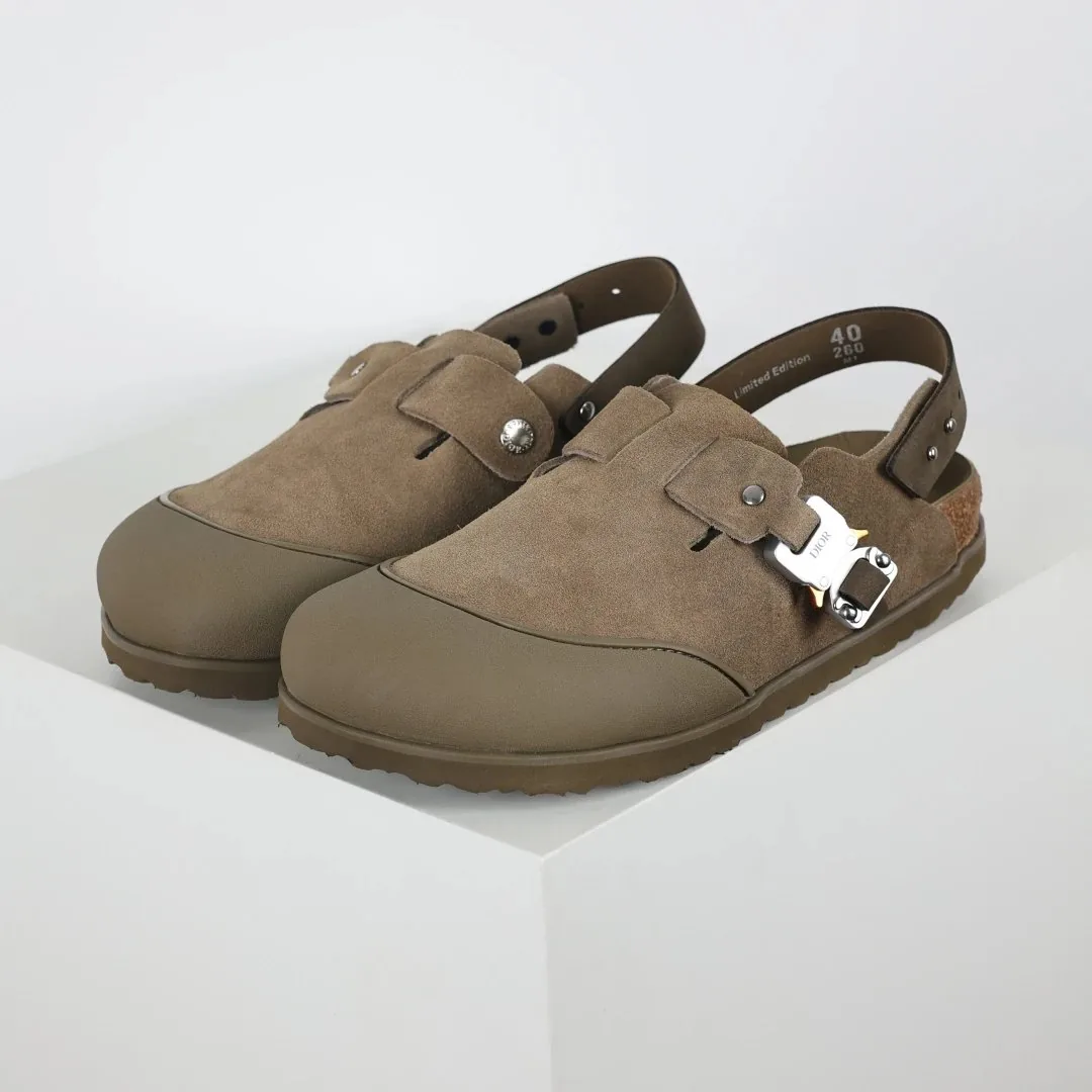 Birkenstock Tokio Wool And Suede Sneakers