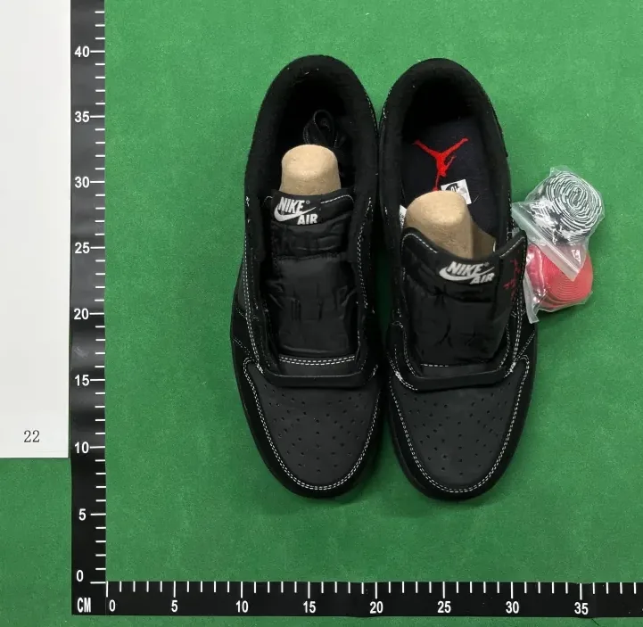 Jordan 1 Low Black Phantom Sneakers — Photo 12