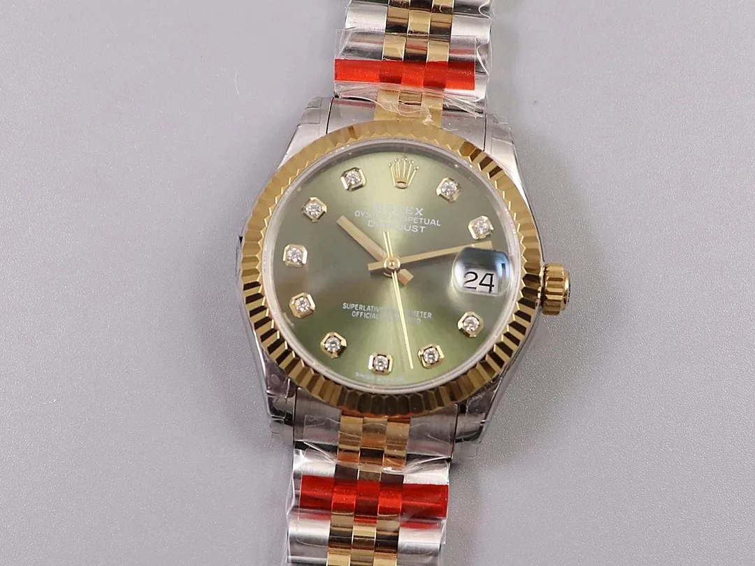 Rolex Datejust Diamond Dial Two-Tone Watch