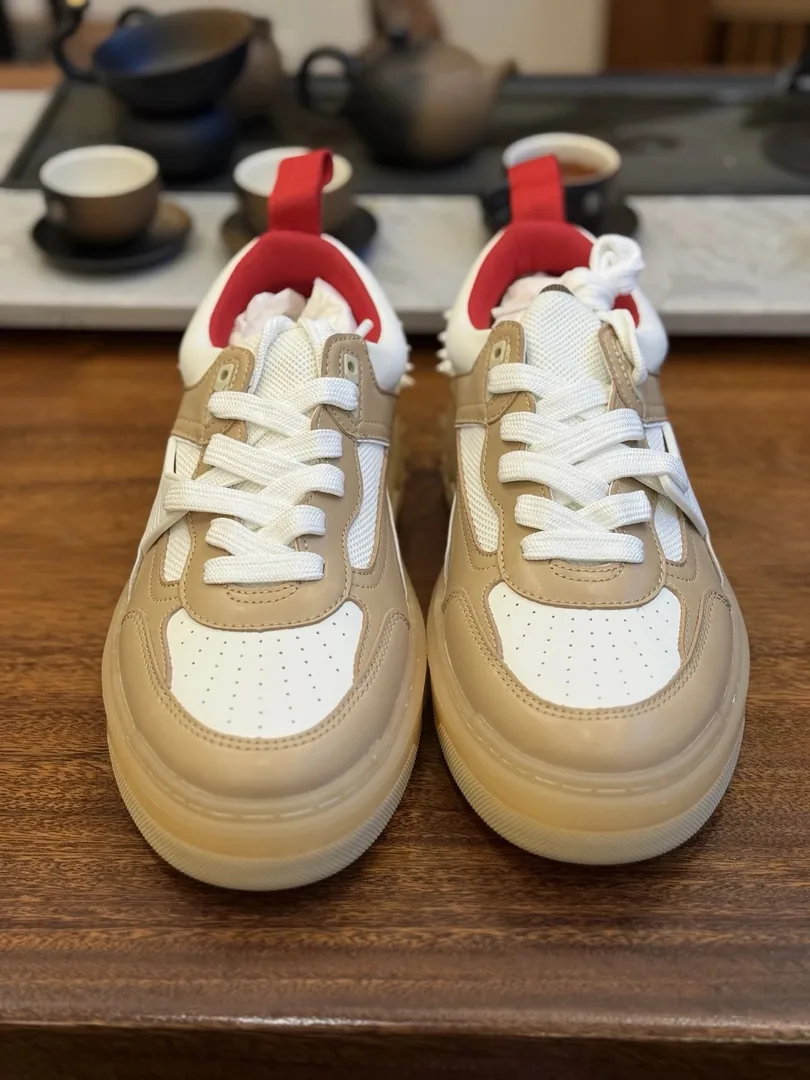Christian Louboutin Astroloubi Grey High-Top Sneakers — Photo 6