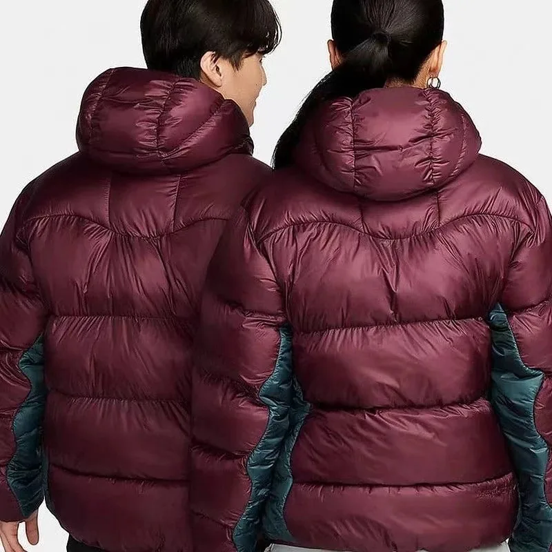 Embroidered Hooded Padded Jacket — Photo 8