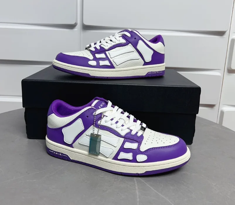 Amiri Skel-Top Low Skeleton Sneakers — photo 9