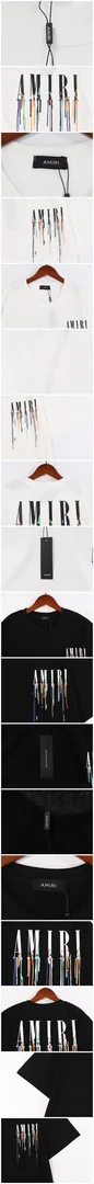Amiri Iridescent Letter Print T-Shirt — Photo 9