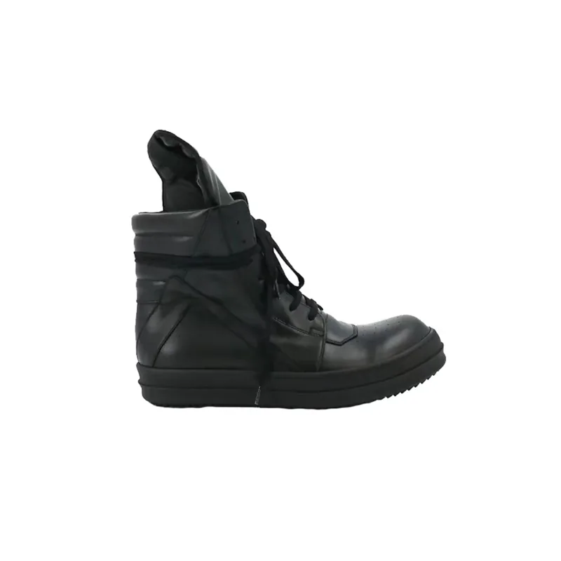 Rick Owens Ramones Black High-Tops — Photo 9