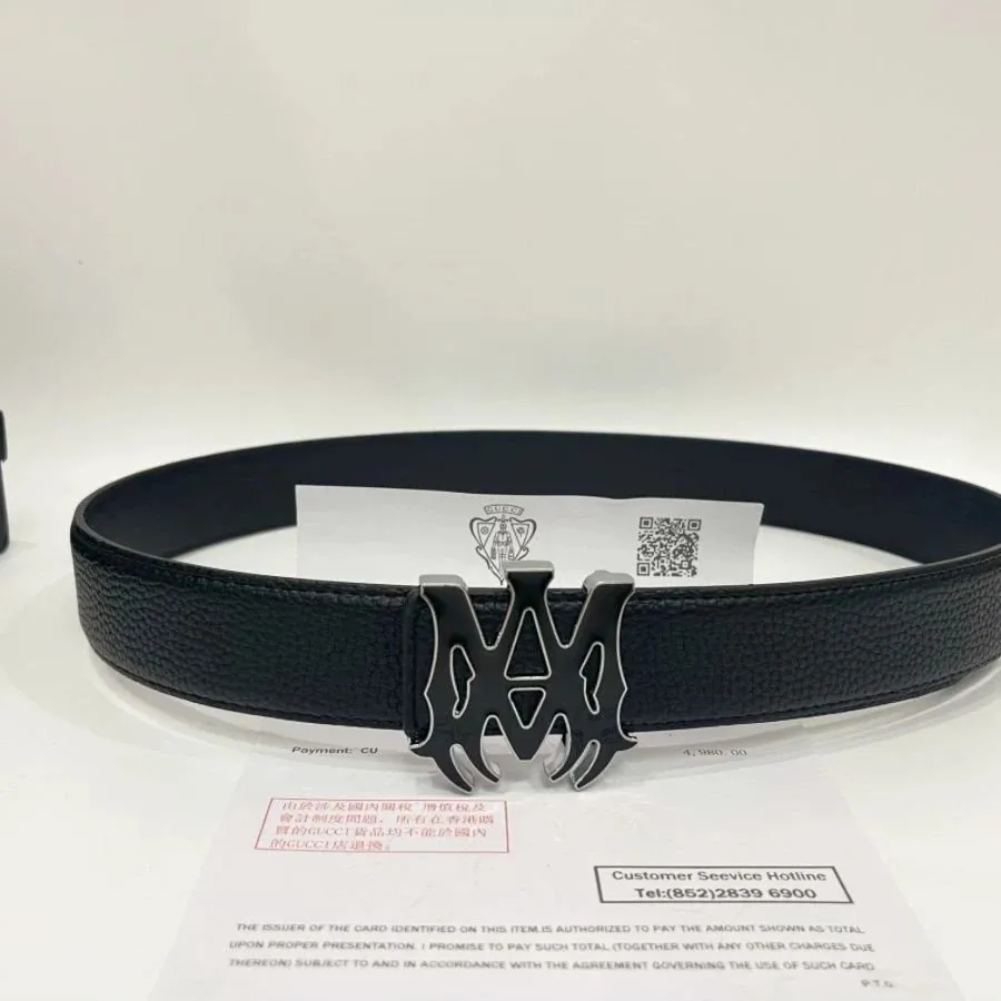 Leather Letter Belt — photo 6