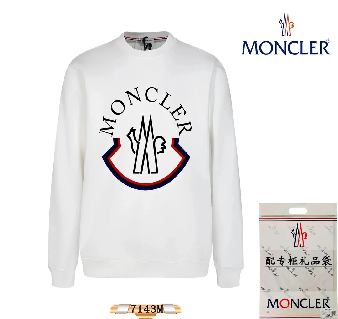 Moncler Logo Crewneck Sweatshirt — QC