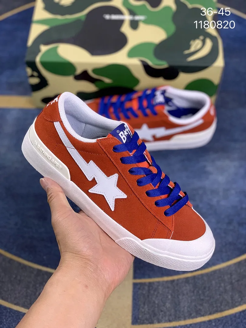 Bape Sta Green Suede Low-Tops — Photo 2