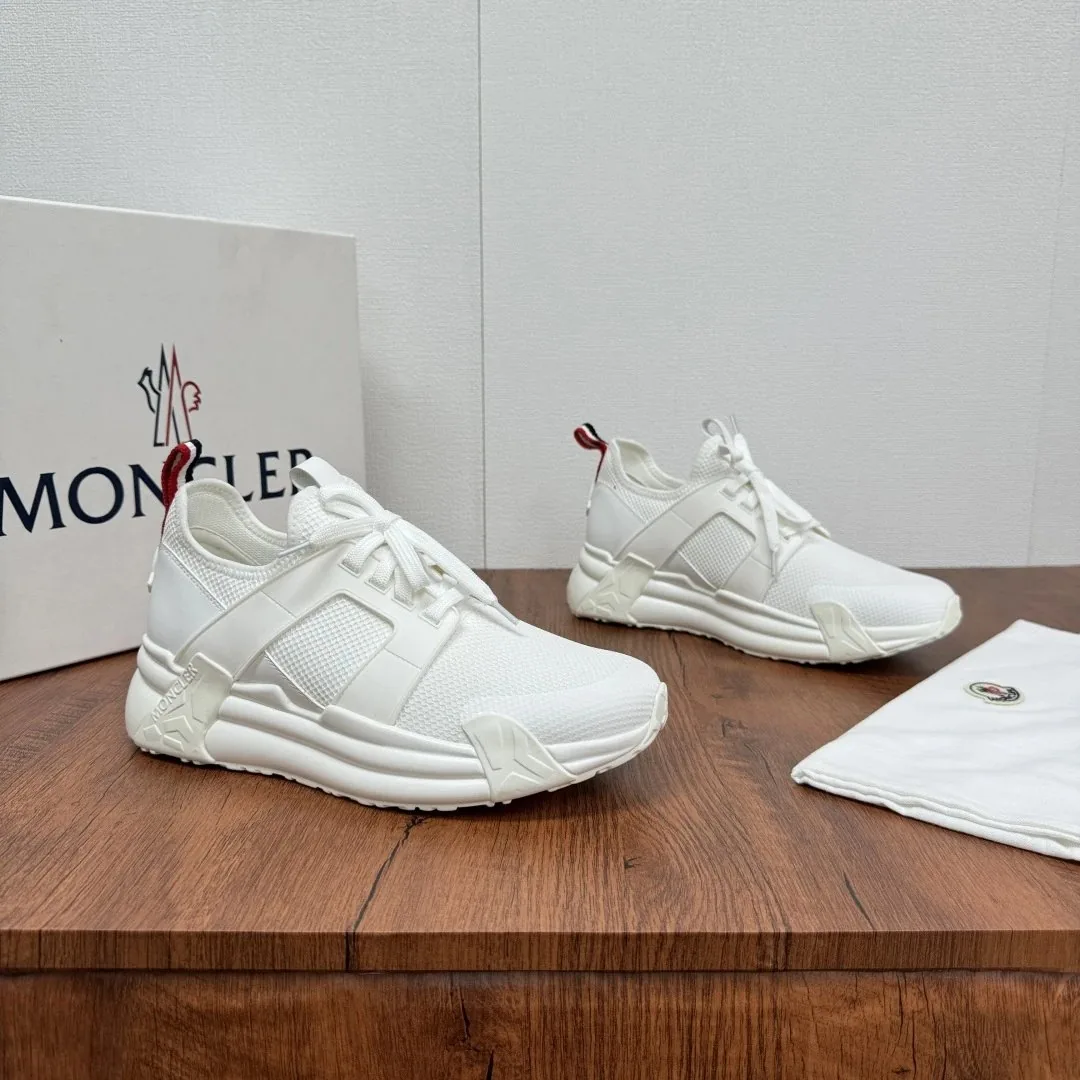Moncler Black Lightweight Mesh Runners — QC