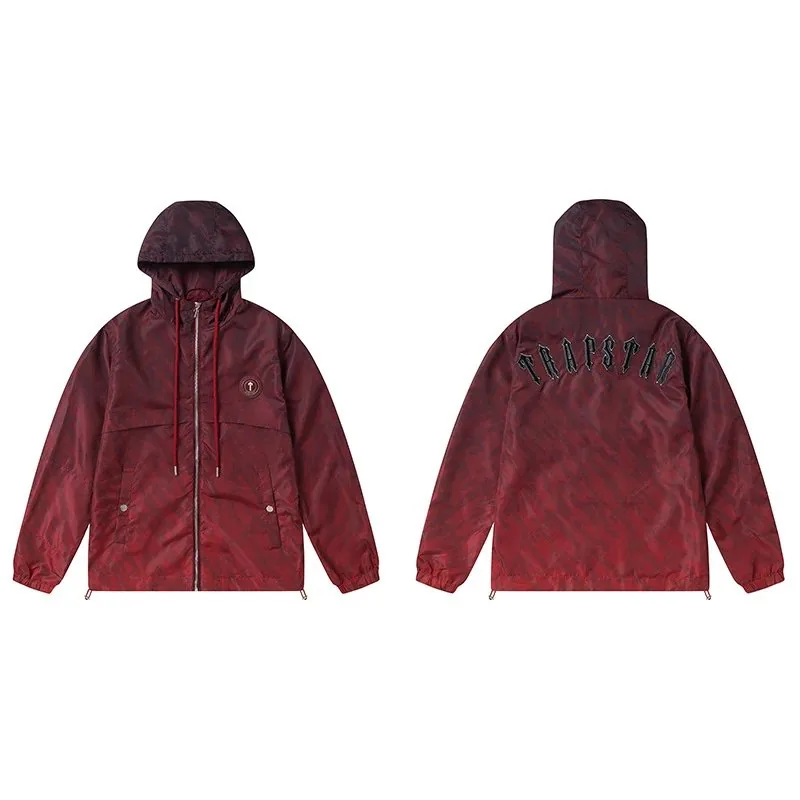 Blue Gradient Embroidered Windbreaker — Photo 12