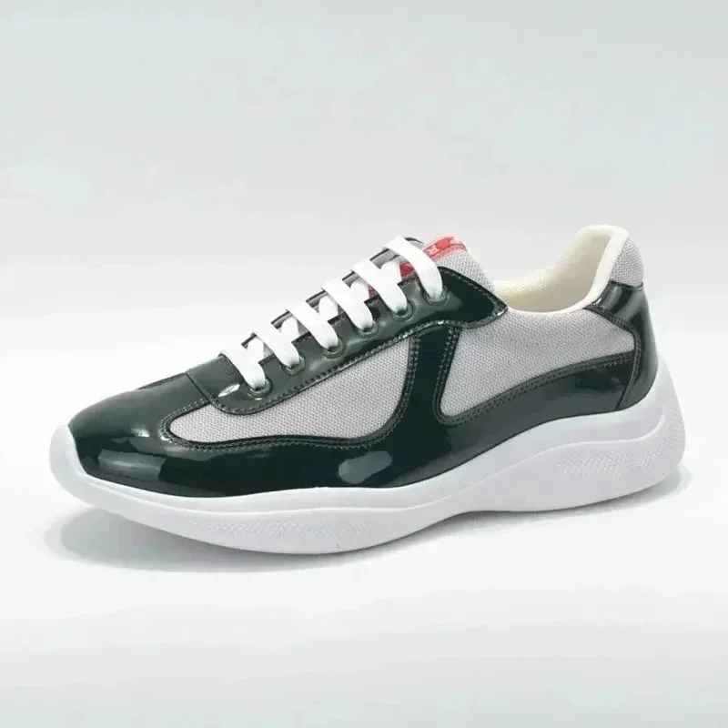 Prada America's Cup Pink Black Runners — Photo 10