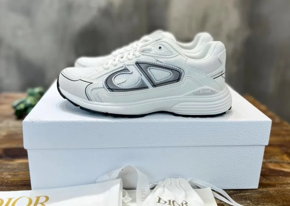 Dior B30 Navy Sneakers — Photo 4