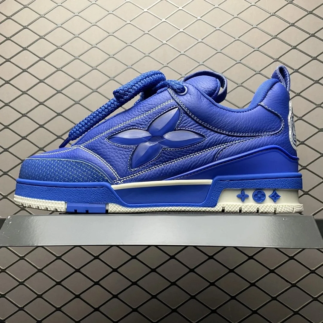 Louis Vuitton LV Trainer Black White Skate Shoes — photo 4