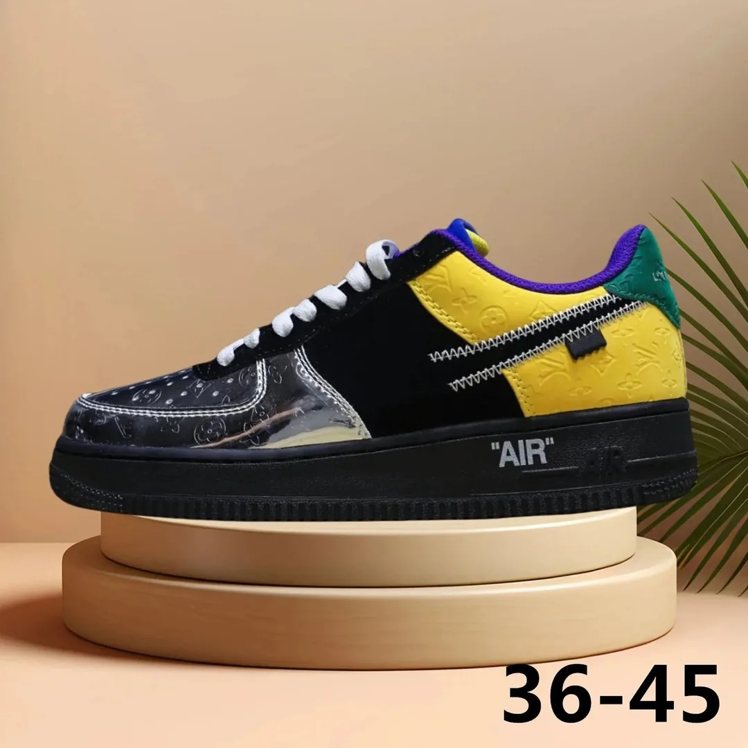 Nike Air Force 1 Brown Low-Top Trainers — Photo 4
